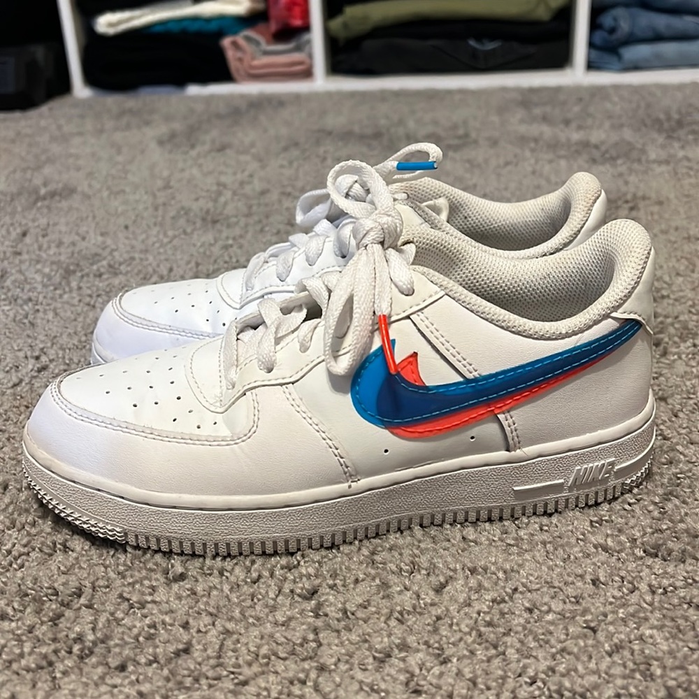 Nike Airforce One 3D shoes-Size 2.5 Youth